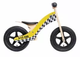 Balancecykel Wood - Air Taxi Yellow 3 Balancecykel Wood - Air Taxi Yellow