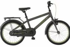 Everton Miniz 18 Tommer Hjul, Drengecykel, Matt Platinum W/green