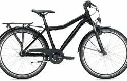 26" Drengecykel Med 7 Gear Og Nav Lys For Og Bag - Falter FX 607 ND - Sort