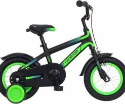 Kildemoes Bikerz Dreng 12" Sort-Grøn