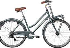 Motobecane Sport Shopper Med Frontlad - Grøn - Str. 50 Cm